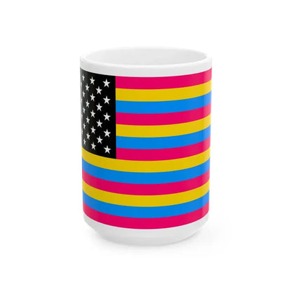 PanAmerica (United States) White Coffee Mug 15oz - Go Mug Yourself