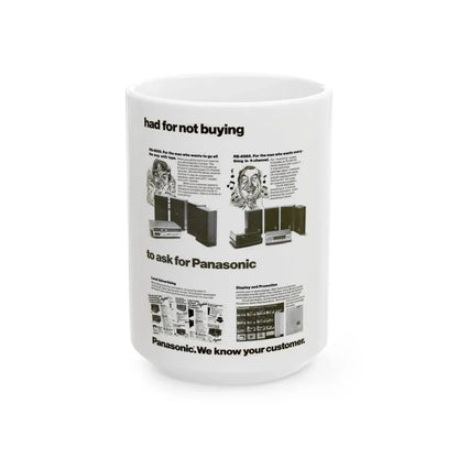 Panasonic 1974 (Music Poster) White Coffee Mug 15oz - Go Mug Yourself