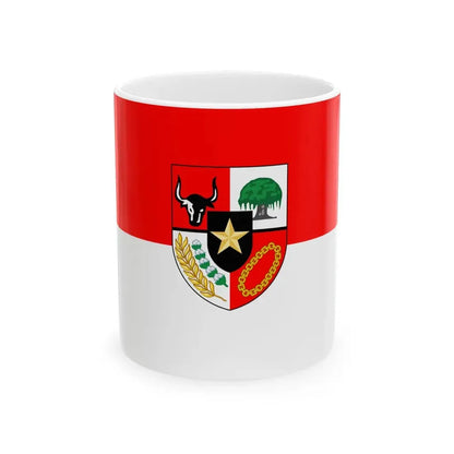 Pancasila Merah Putih (Indonesia) White Coffee Mug 11oz - Go Mug Yourself