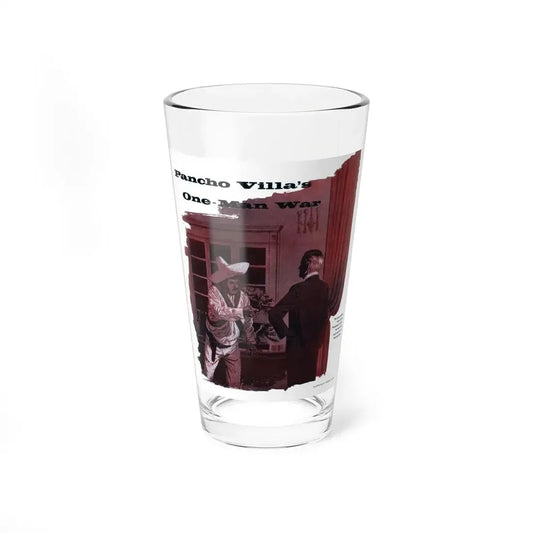 Pancho Villa's One-Man War, Cosmopolitan, February 1953 (Magazine Illustration) Pint Glass 16oz 16oz - Go Mug Yourself