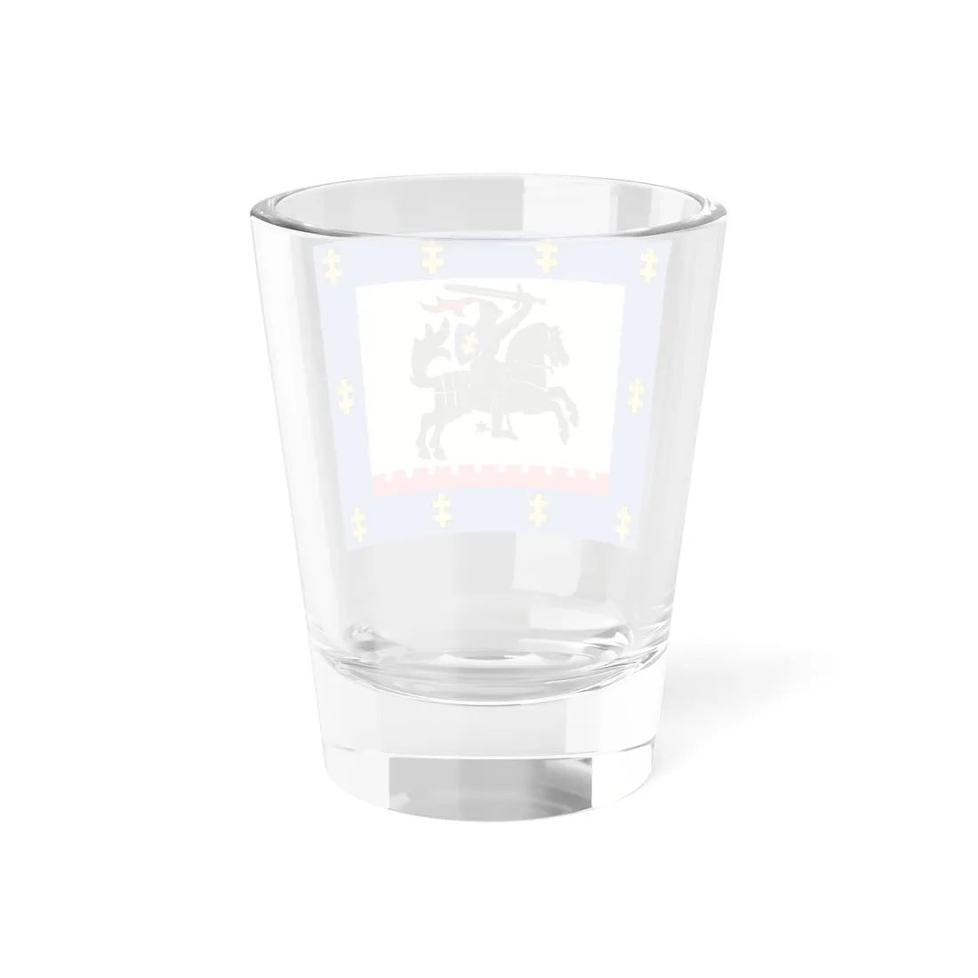 Panevezys County flag (Lithuania) Shot Glass 1.5oz - Go Mug Yourself