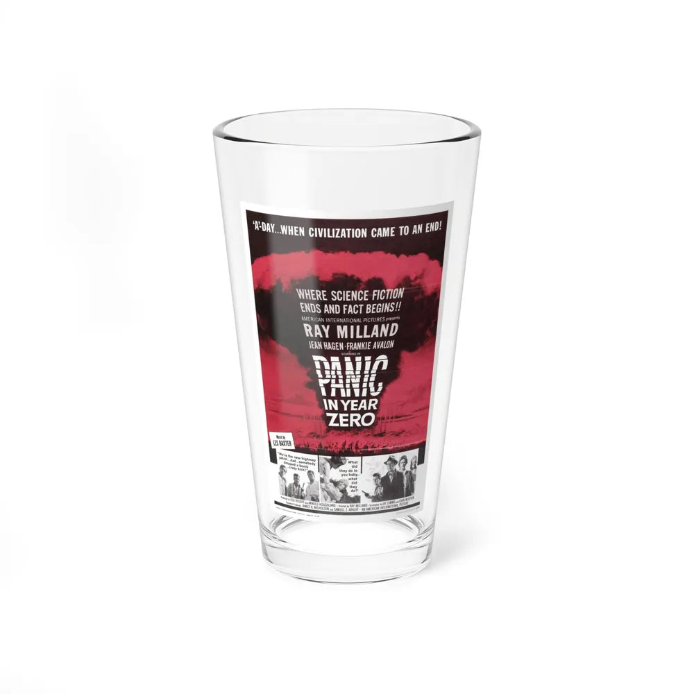 PANIC IN YEAR ZERO 1962 Movie Poster - Pint Glass 16oz-16oz-Go Mug Yourself