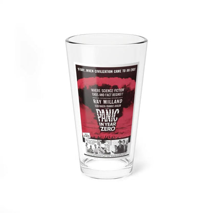 PANIC IN YEAR ZERO 1962 Movie Poster - Pint Glass 16oz-16oz-Go Mug Yourself