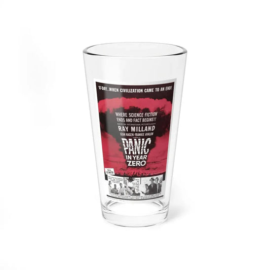 PANIC IN YEAR ZERO 1962 Movie Poster - Pint Glass 16oz 16oz - Go Mug Yourself