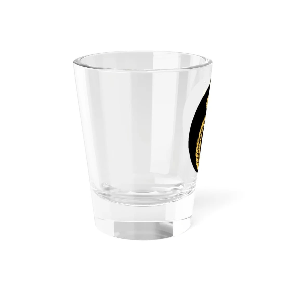 Pansartruppernas officershögskola vapen (Sweden) (Coat of Arms) Shot Glass 1.5oz - Go Mug Yourself