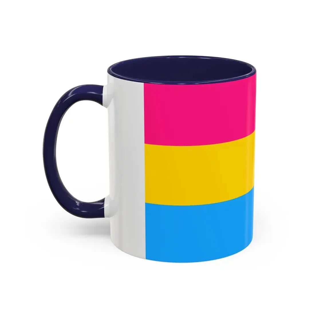 Pansexuality Pride Flag - Accent Coffee Mug - Go Mug Yourself