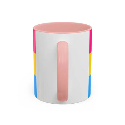 Pansexuality Pride Flag - Accent Coffee Mug - Go Mug Yourself