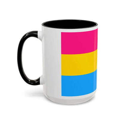 Pansexuality Pride Flag - Accent Coffee Mug - Go Mug Yourself