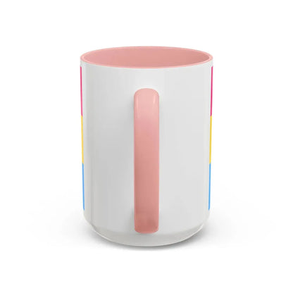 Pansexuality Pride Flag - Accent Coffee Mug - Go Mug Yourself