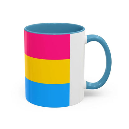 Pansexuality Pride Flag - Accent Coffee Mug - Go Mug Yourself