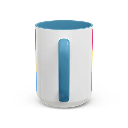 Pansexuality Pride Flag - Accent Coffee Mug - Go Mug Yourself