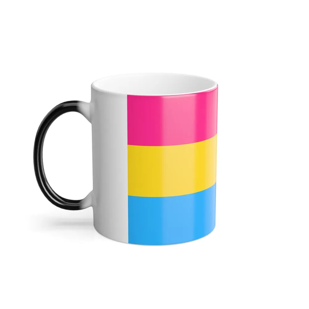 Pansexuality Pride Flag - Color Changing Mug 11oz-Go Mug Yourself