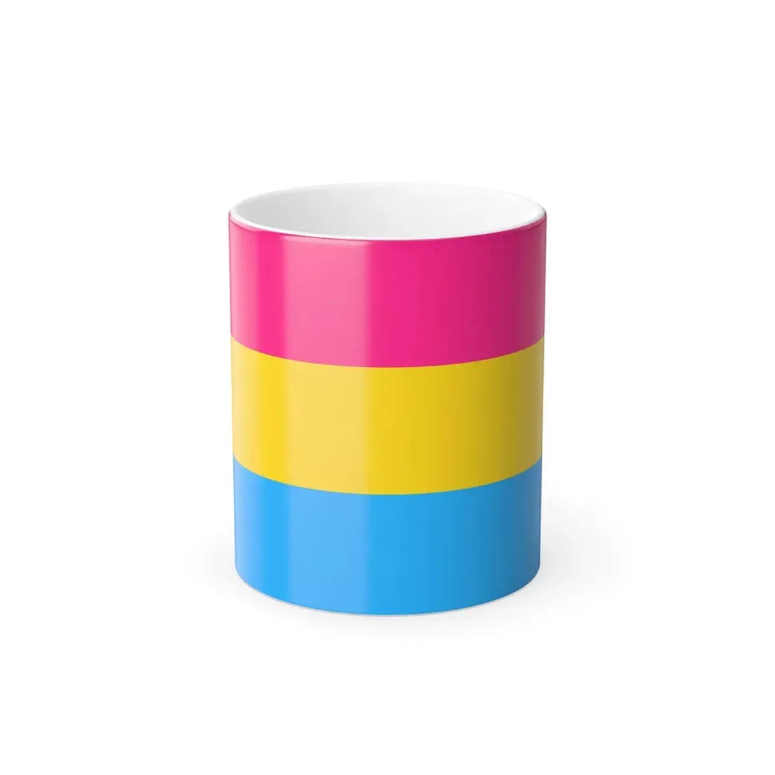 Pansexuality Pride Flag - Color Changing Mug 11oz - Go Mug Yourself