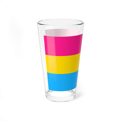 Pansexuality Pride Flag - Pint Glass 16oz-Go Mug Yourself