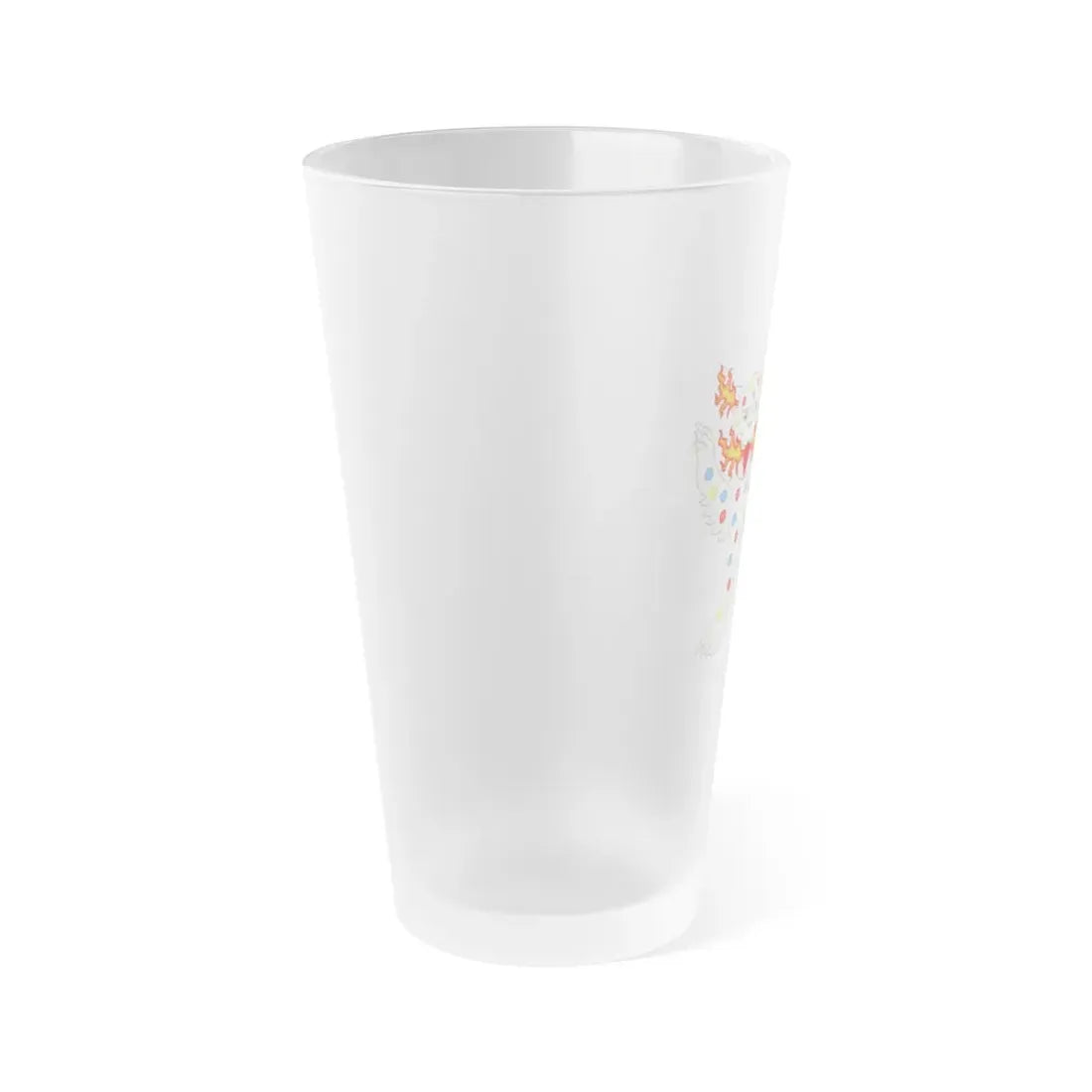 Panther Badge of Henry VI - Frosted Pint Glass 16oz - Go Mug Yourself
