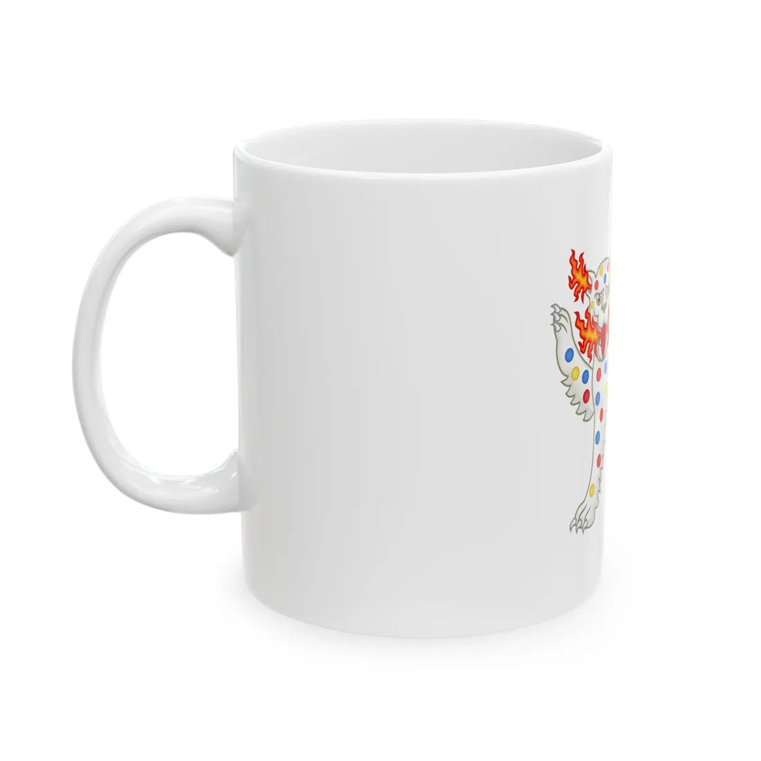 Panther Badge of Henry VI - White Coffee Mug - Go Mug Yourself