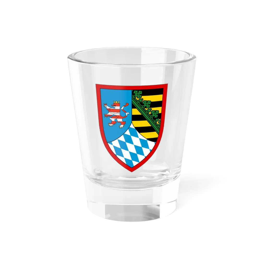 Panzergrenadierbrigade 37 Bundeswehr 2004 - 2007 (Germany) (Coat of Arms) Shot Glass 1.5oz - Go Mug Yourself
