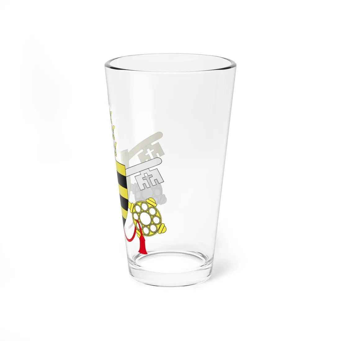 Papal Arms of Alexander VI (Italy) (Coat of Arms) Pint Glass 16oz - Go Mug Yourself