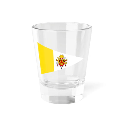 Papal Pennant of Pope Benedict XVI (Vatican City) Shot Glass 1.5oz 1.5oz - Go Mug Yourself