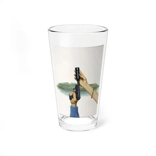 Paperback cover (1)_1 - Pint Glass 16oz 16oz - Go Mug Yourself