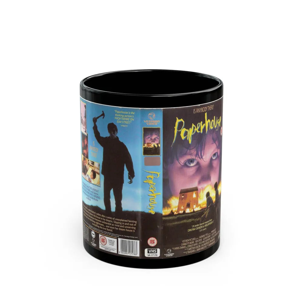 PAPERHOUSE (VHS COVER) - Black Coffee Mug-11oz-Go Mug Yourself