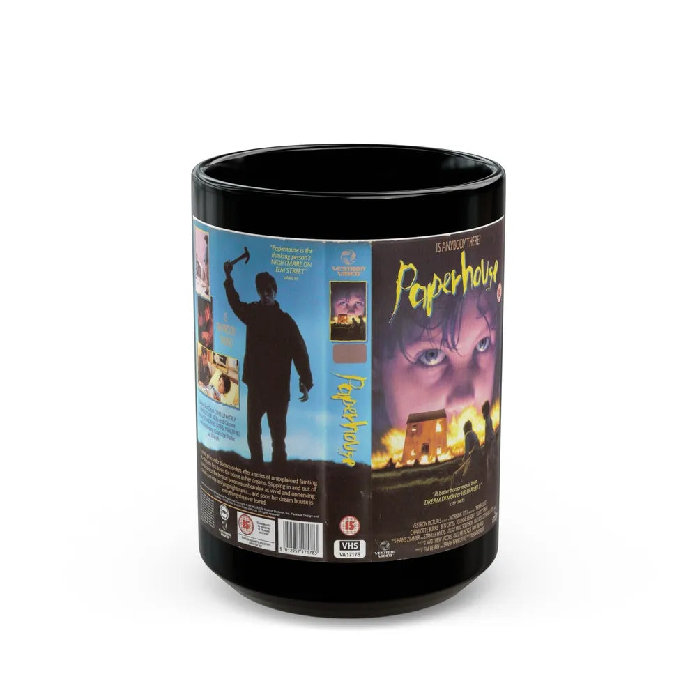 PAPERHOUSE (VHS COVER) - Black Coffee Mug-15oz-Go Mug Yourself