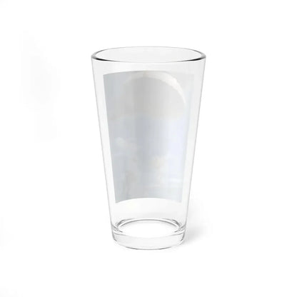 Parachuting to Safety, The Saturday Evening Post story illustration (Magazine Illustration) Pint Glass 16oz - Go Mug Yourself