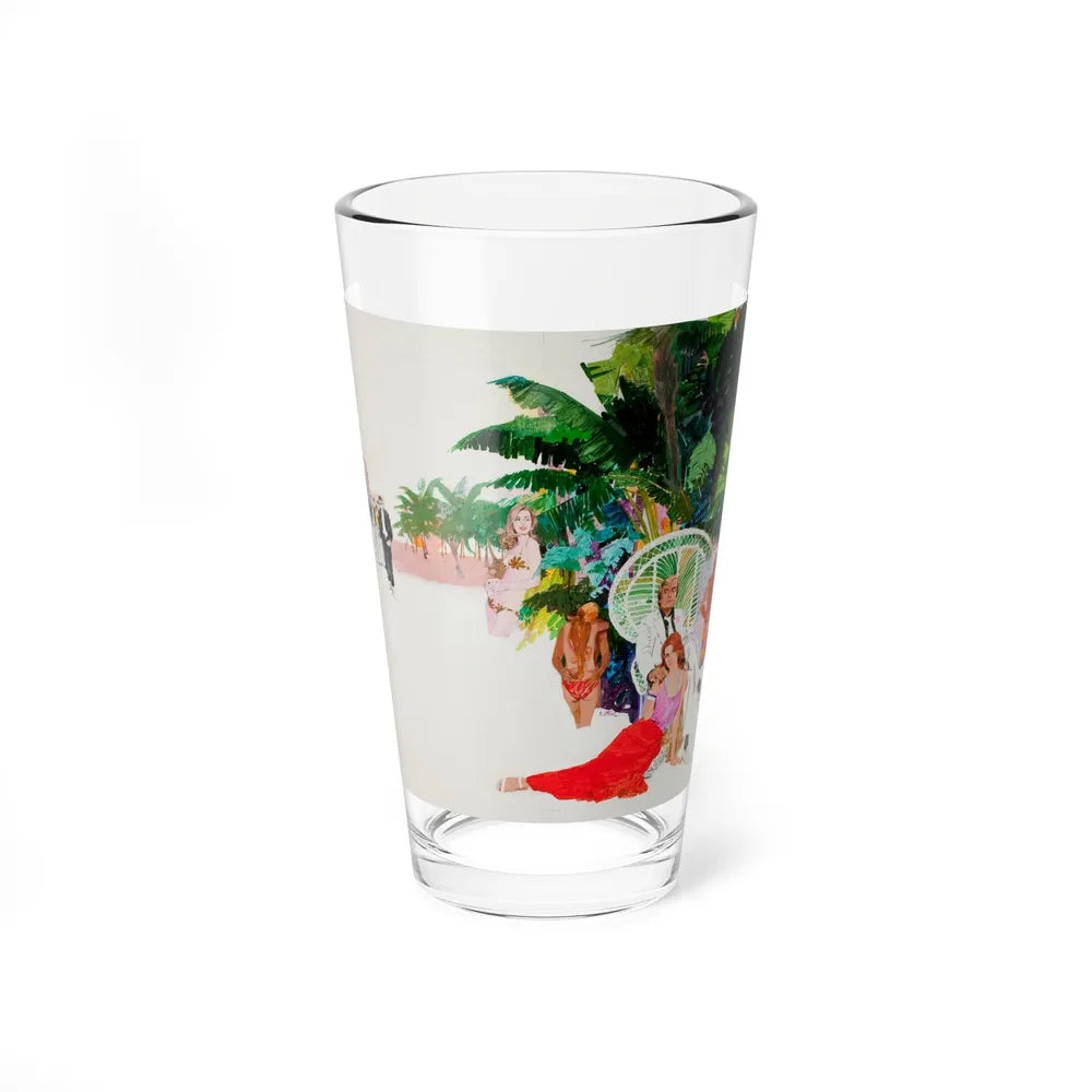 Paradise (Magazine Illustration) Pint Glass 16oz-16oz-Go Mug Yourself