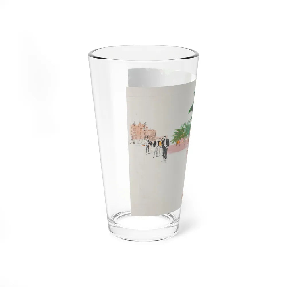 Paradise (Magazine Illustration) Pint Glass 16oz-Go Mug Yourself