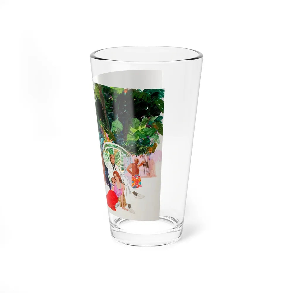 Paradise (Magazine Illustration) Pint Glass 16oz-Go Mug Yourself