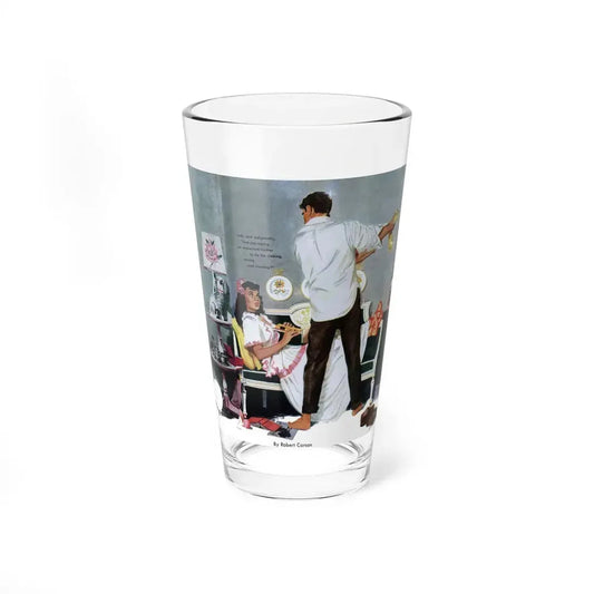 Paradise USA, Cosmopolitan, July 1947 (Magazine Illustration) Pint Glass 16oz 16oz - Go Mug Yourself