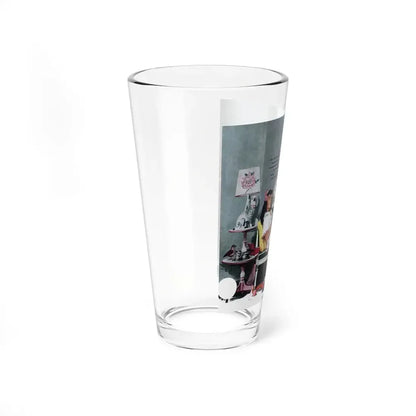 Paradise USA, Cosmopolitan, July 1947 (Magazine Illustration) Pint Glass 16oz - Go Mug Yourself