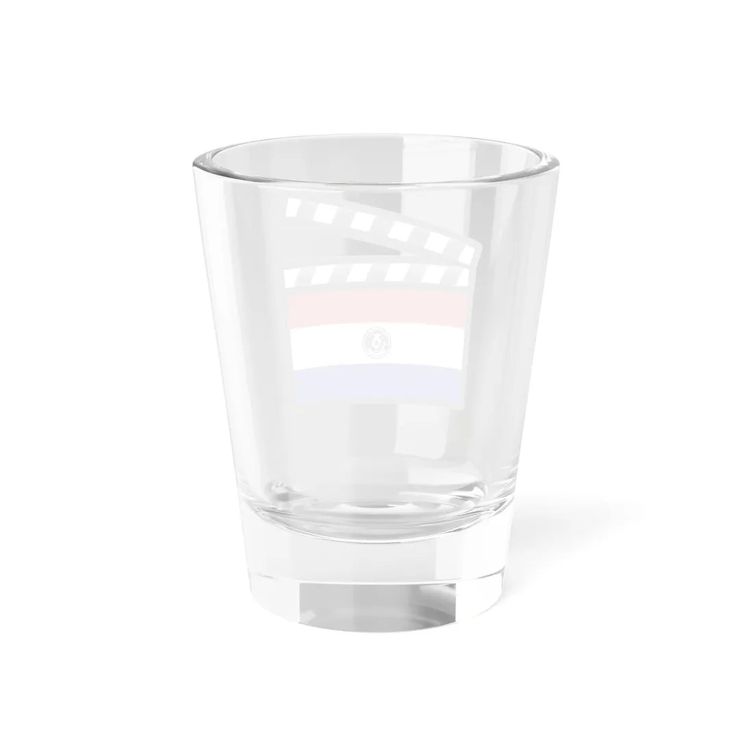 Paraguayan film clapperboard (Paraguay) Shot Glass 1.5oz - Go Mug Yourself