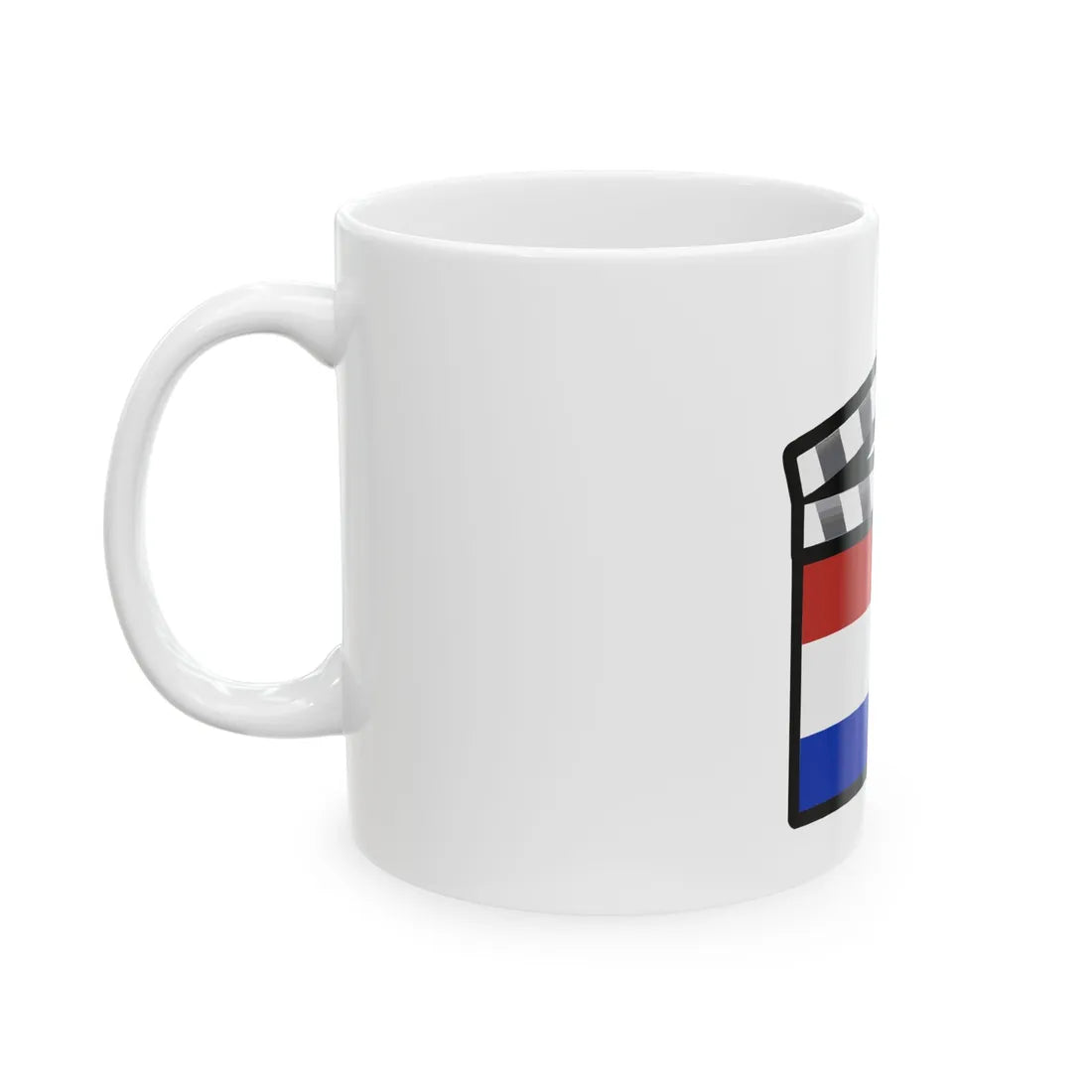Paraguayan film clapperboard (Paraguay) White Coffee Mug - Go Mug Yourself