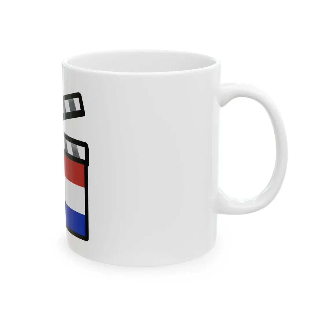Paraguayan film clapperboard (Paraguay) White Coffee Mug - Go Mug Yourself