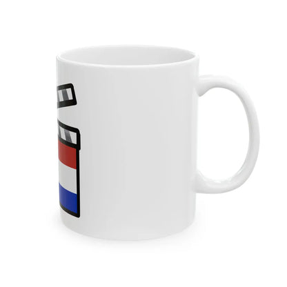 Paraguayan film clapperboard (Paraguay) White Coffee Mug - Go Mug Yourself