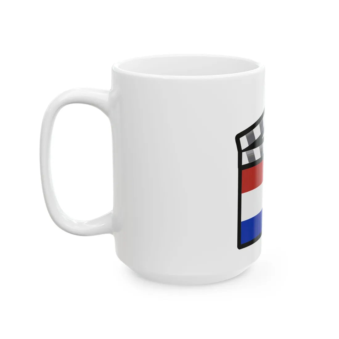Paraguayan film clapperboard (Paraguay) White Coffee Mug - Go Mug Yourself