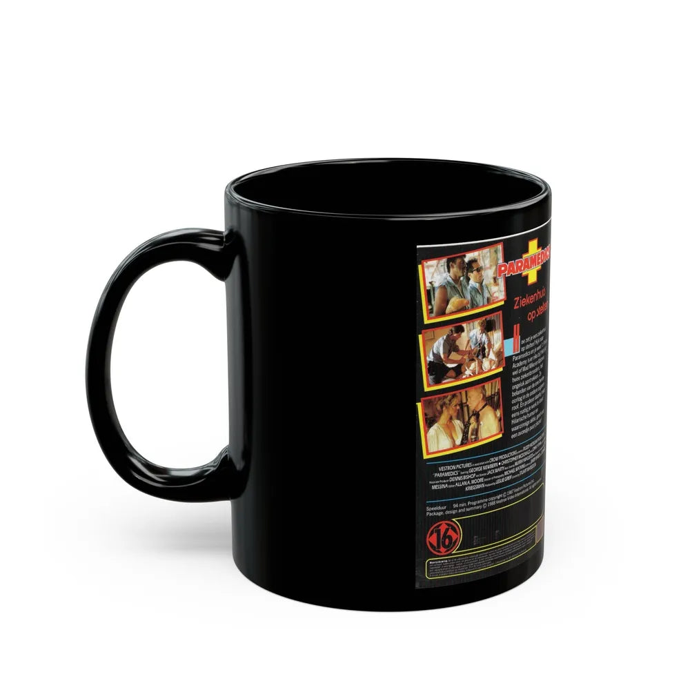 PARAMEDICS (VHS COVER) - Black Coffee Mug-Go Mug Yourself