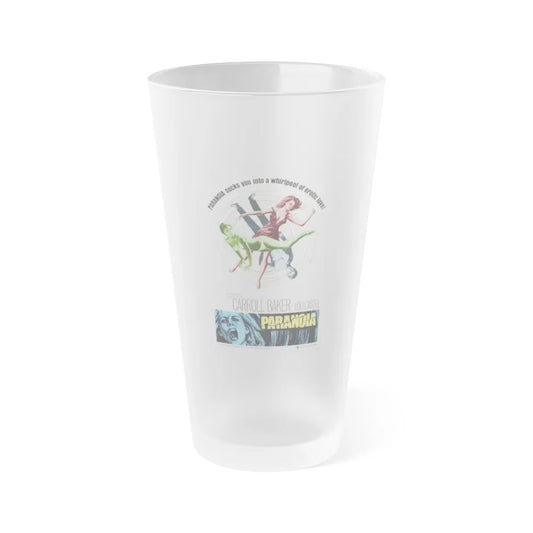 PARANOIA 1969 Movie Poster - Frosted Pint Glass 16oz-16oz-Frosted-Go Mug Yourself