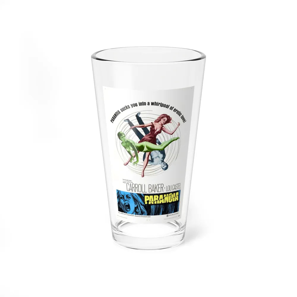 PARANOIA 1969 Movie Poster - Pint Glass 16oz-16oz-Go Mug Yourself