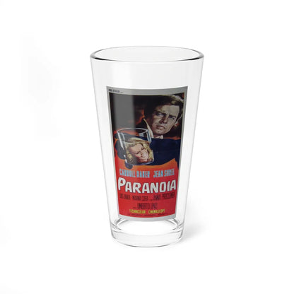 PARANOIA 1970 Movie Poster - Pint Glass 16oz-16oz-Go Mug Yourself