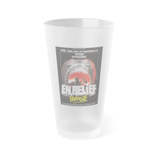 PARASITE (FRENCH) 1982 Movie Poster - Frosted Pint Glass 16oz-16oz-Frosted-Go Mug Yourself