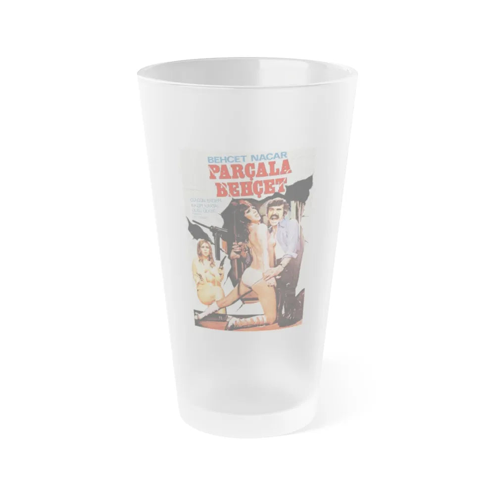 PARCALA BEHCET 1975 Movie Poster - Frosted Pint Glass 16oz-16oz-Frosted-Go Mug Yourself