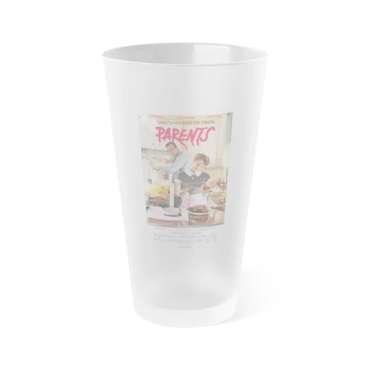 PARENTS 1989 Movie Poster - Frosted Pint Glass 16oz-16oz-Frosted-Go Mug Yourself