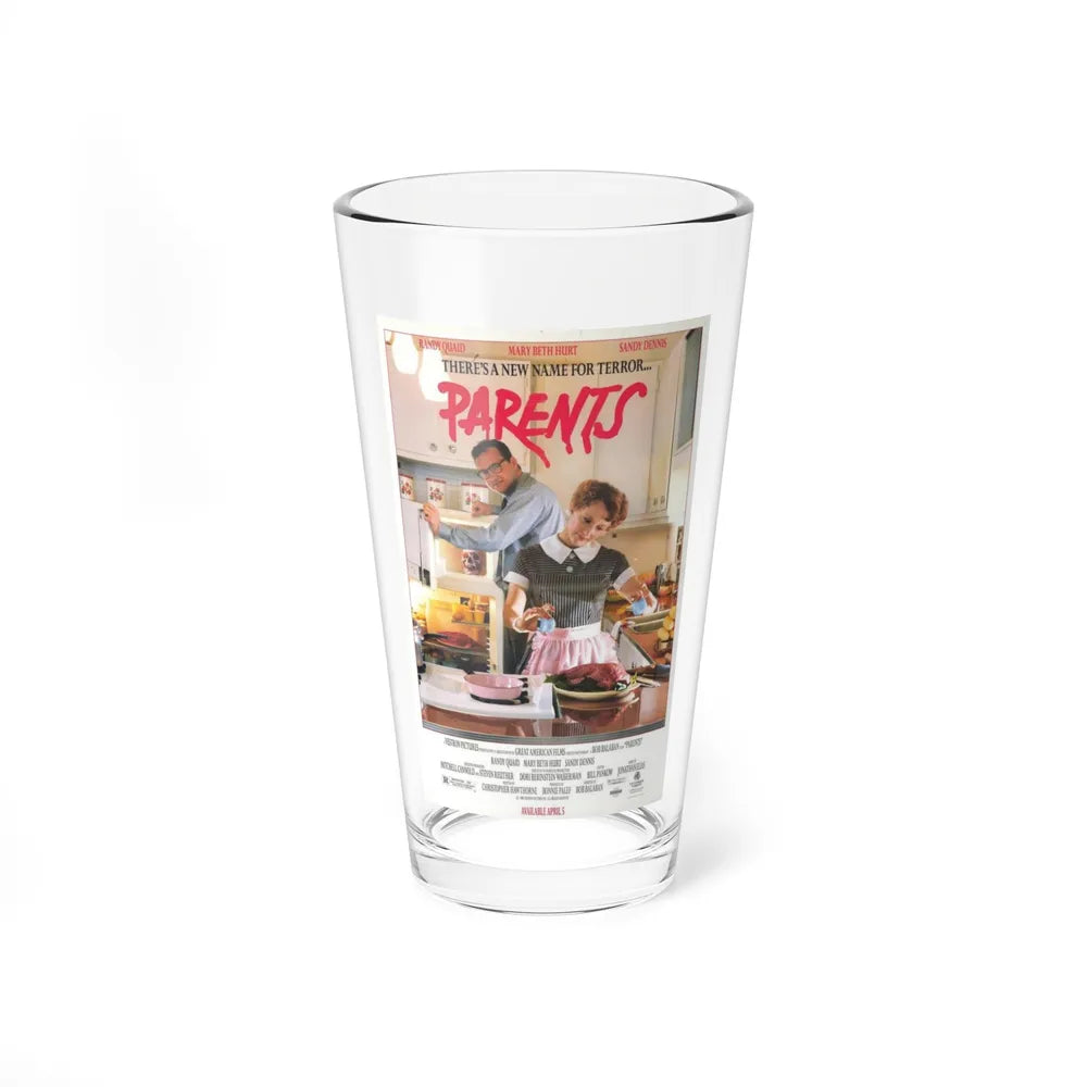 PARENTS 1989 Movie Poster - Pint Glass 16oz-16oz-Go Mug Yourself