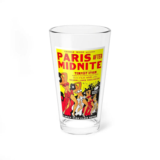 PARIS AFTER MIDNITE 1951 Movie Poster - Pint Glass 16oz-16oz-Go Mug Yourself