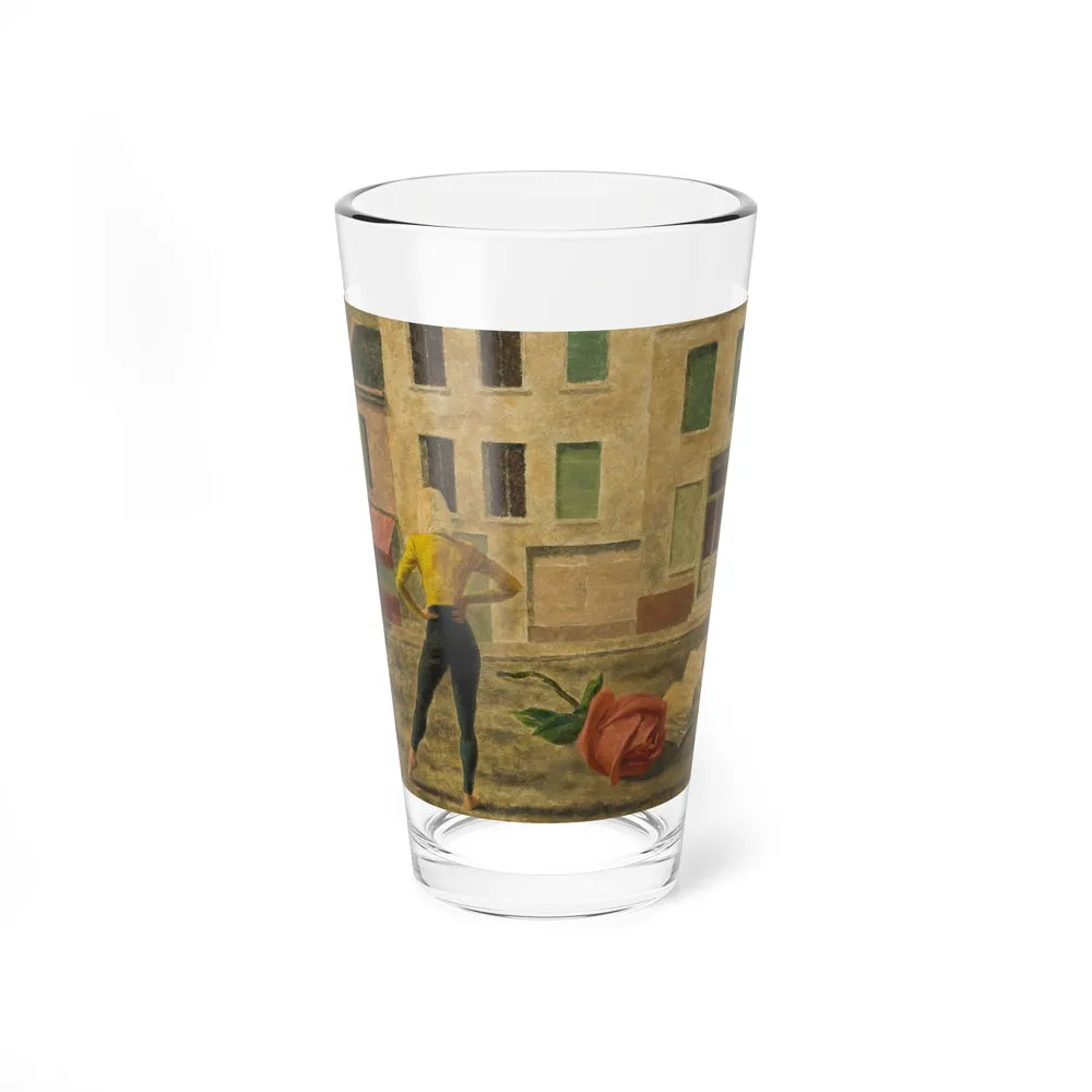 Paris is a Road (Magazine Illustration) Pint Glass 16oz-16oz-Go Mug Yourself