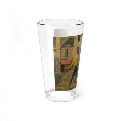 Paris is a Road (Magazine Illustration) Pint Glass 16oz-Go Mug Yourself