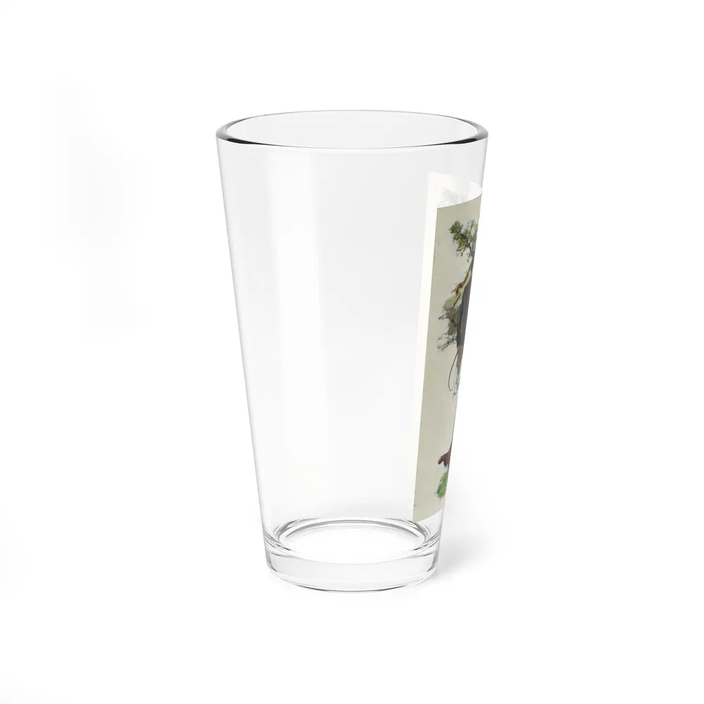 Park Scene (Magazine Illustration) Pint Glass 16oz-Go Mug Yourself