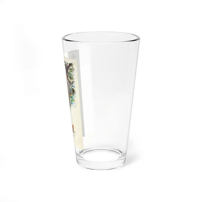 Park Scene (Magazine Illustration) Pint Glass 16oz-Go Mug Yourself